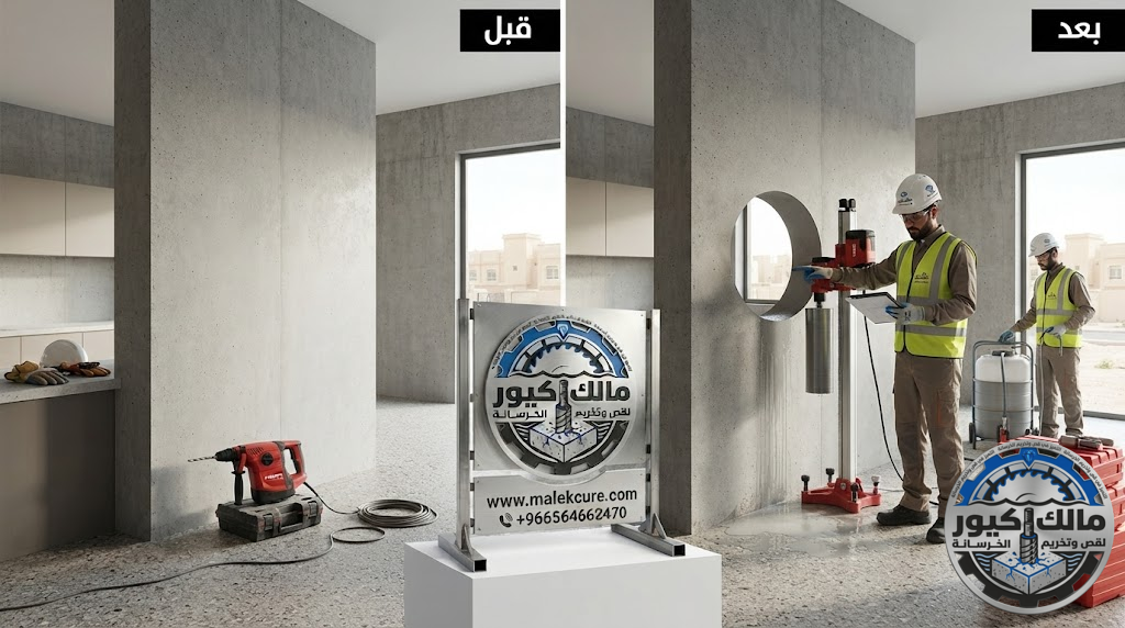 خدمات فتح كور المداخن والتهوية في الجموم بواسطة شركة مالك كيور بأحدث تقنيات الكور الماسي