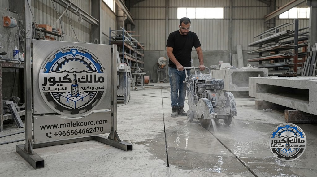 قص وتخريم الخرسانة وفتح الكور في حي الرصيفة مكة للمنازل والمباني بدقة عالية