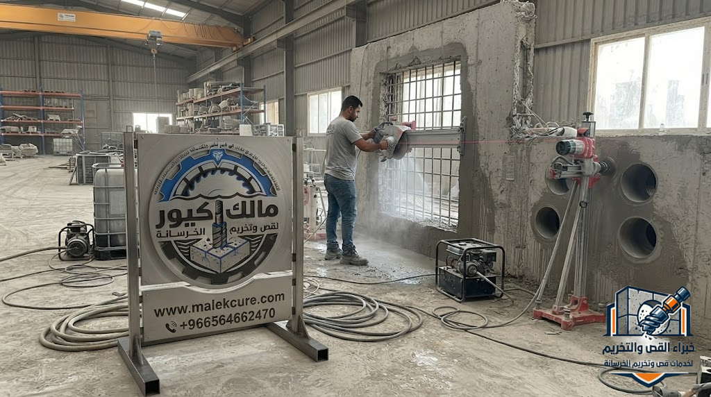 شركة قص خرسانة بالجموم تنفذ قص الجدران والأسقف والبلاطات الخرسانية بدقة عالية باستخدام أحدث المعدات