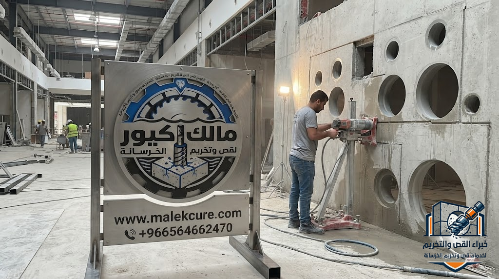 قص الخرسانة والكور الماسي بالجموم