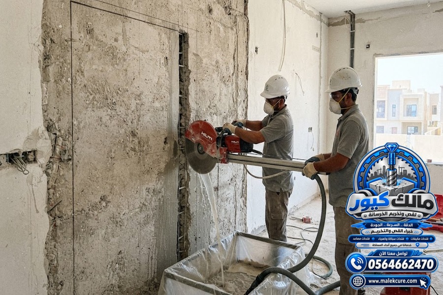قص جدران وأسقف خرسانية للمنازل بالكامل