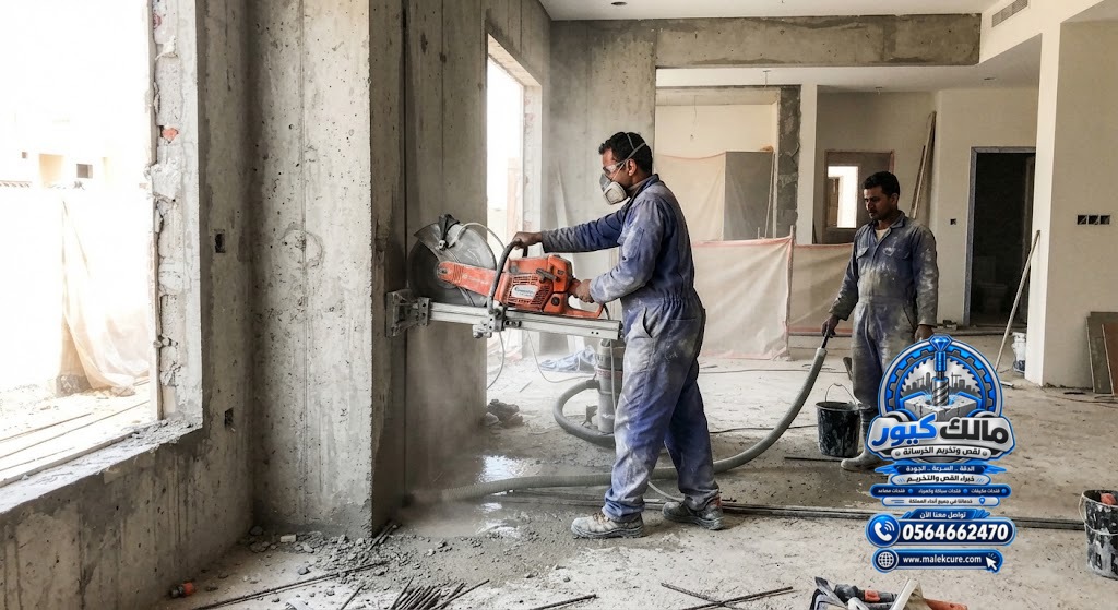 خدمات قص الخرسانة بالليث للمنازل والمباني | خصم 14% | مالك كيور