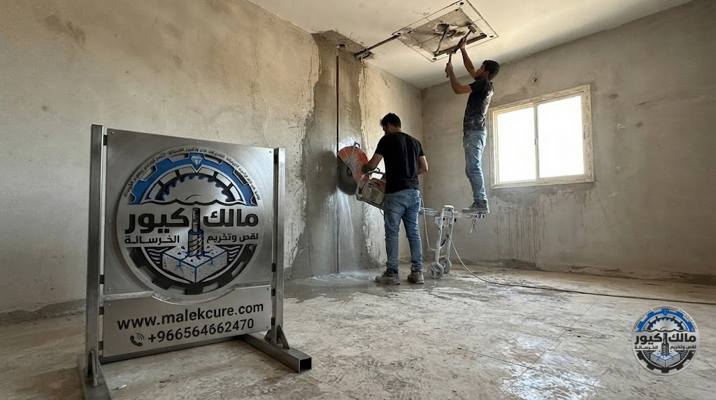 قص الجدران والأسقف الخرسانية بالجموم