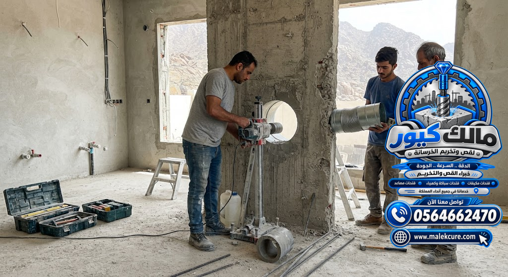تنفيذ فتحات تهوية بالطائف للجدران والأسقف والمطابخ والحمامات بالكور الماسي