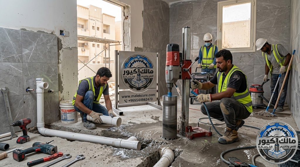 شركة مالك كيور تقدم خدمات فتح كور السباكة والصرف الصحي في جدة بأحدث أجهزة الكور الديموند