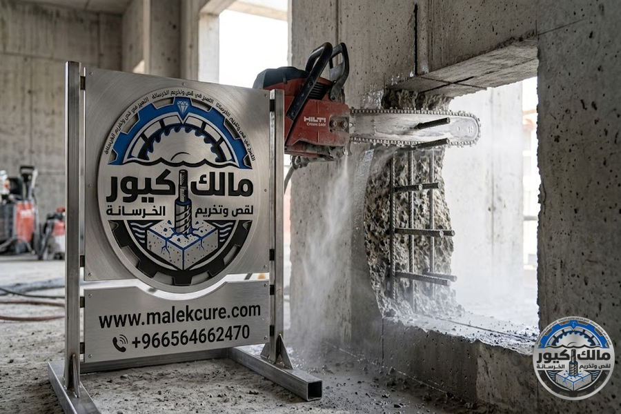 تنفيذ فتحات تهوية خرسانية في المدينة المنورة للأسطح والمباني باستخدام أحدث معدات الكور الماسي